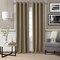 Threadmade Home Cordelia Single Curtain Rod with Globe Ball Finial, Polished Nickel - 28"W x 48"L